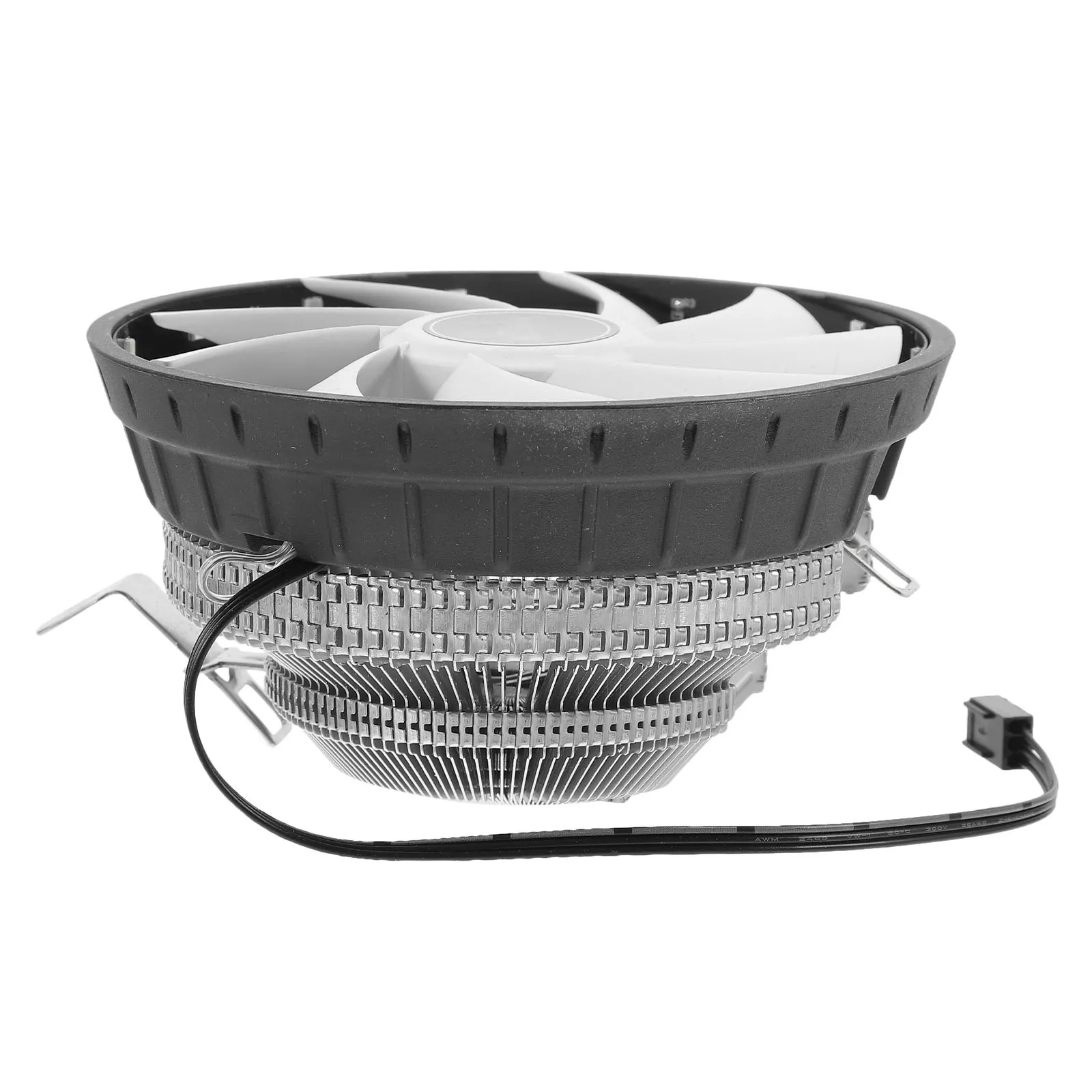 

Ultra Quiet Colorful Light Pc Computer Cooling Fan High Speed Large Wind Cpu Radiator Efficient Heat Dissipation Black Mute