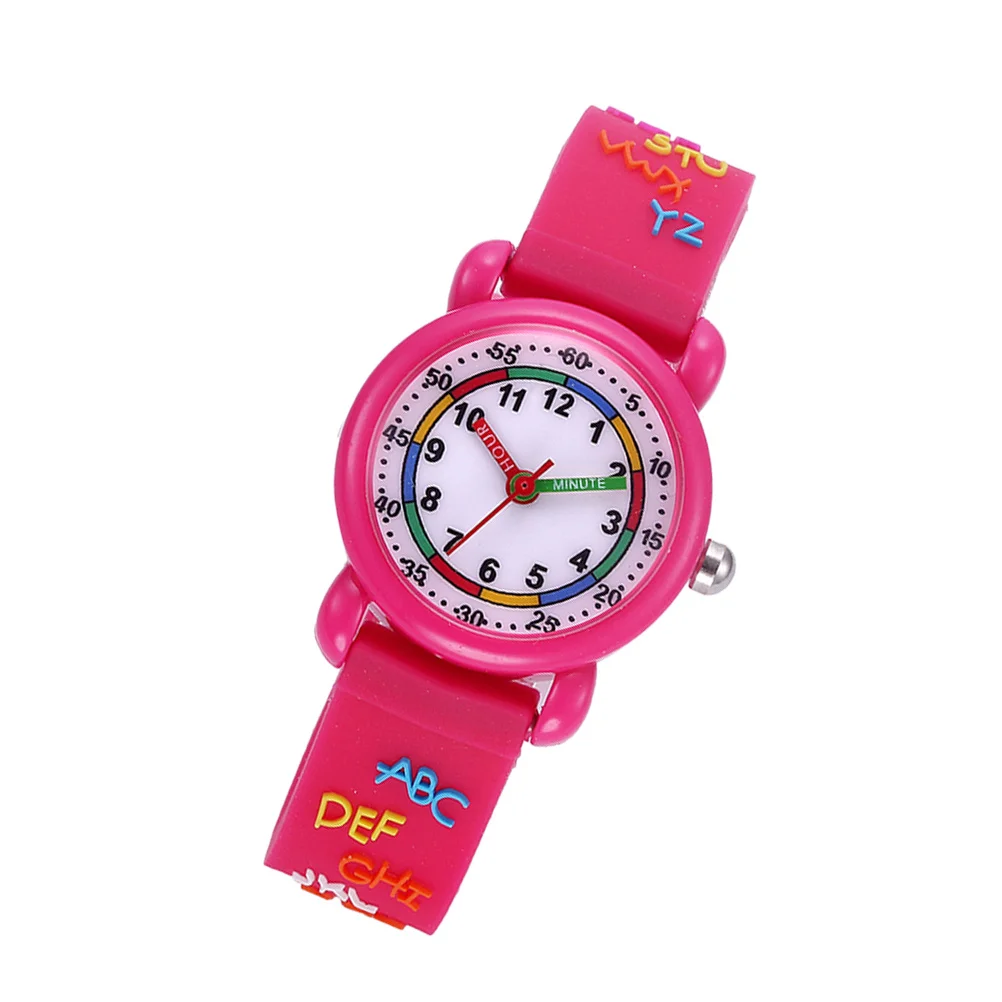 1Pcs Waterproof Cartoon Kids Watch Quartz Movement Adjustable Strap Durable Wristwatch for Boys Girls Birthday Gift