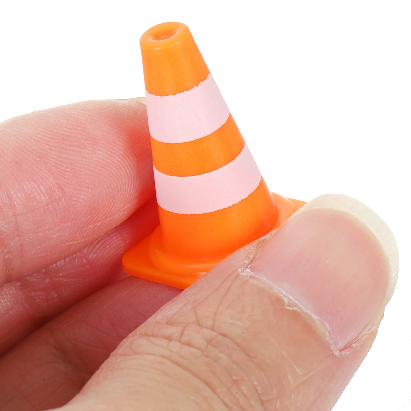 50 Pcs Toy Traffic Roadblock Car Toys Mini Cones Barricade Adhesive Tape Cognitive Street Signs Plastic Child Kids Scene