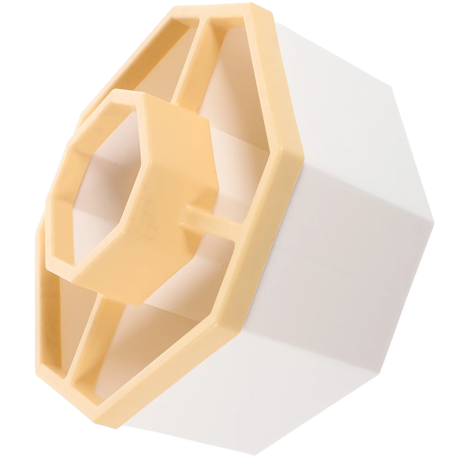 

Rotatable Storage Box Multi-Grid Desktop Organizer For Makeup Brushes Pens Sundries Abs Stationery Holder