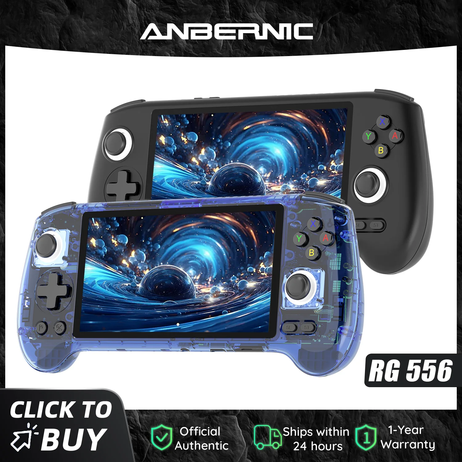 Anbernic RG556 Retro Handheld Game Console 64bit Android 13 System