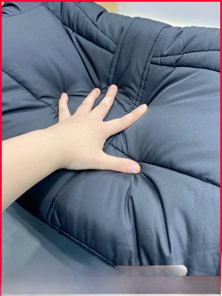 

Thiened Warm Cotton Jaet for Men Mid-Length Loose Fit Casual Hooded Polyester Filling Youth Faion Winter Coat