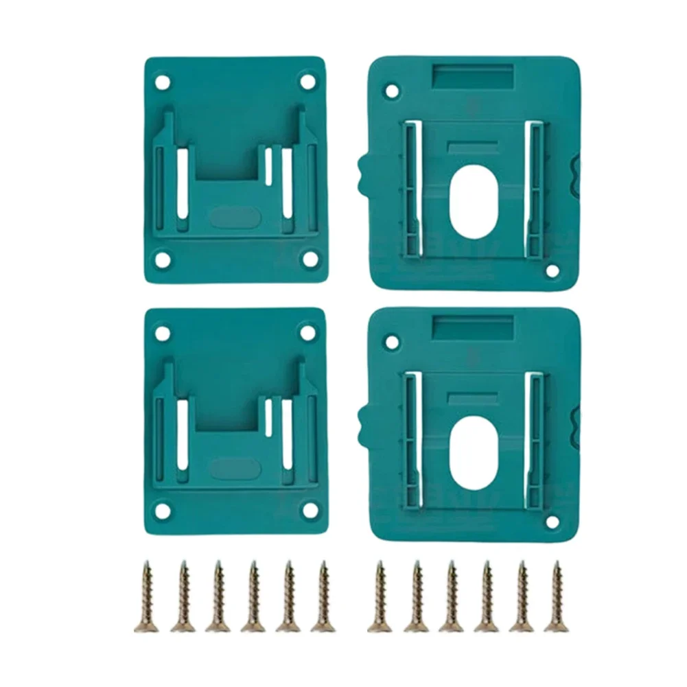18V Battery Storage Mount for BL1815 BL1820 BL1830 BL1840 BL1850 BL1860 with Tool Holder Racks Organized Workspace Setup