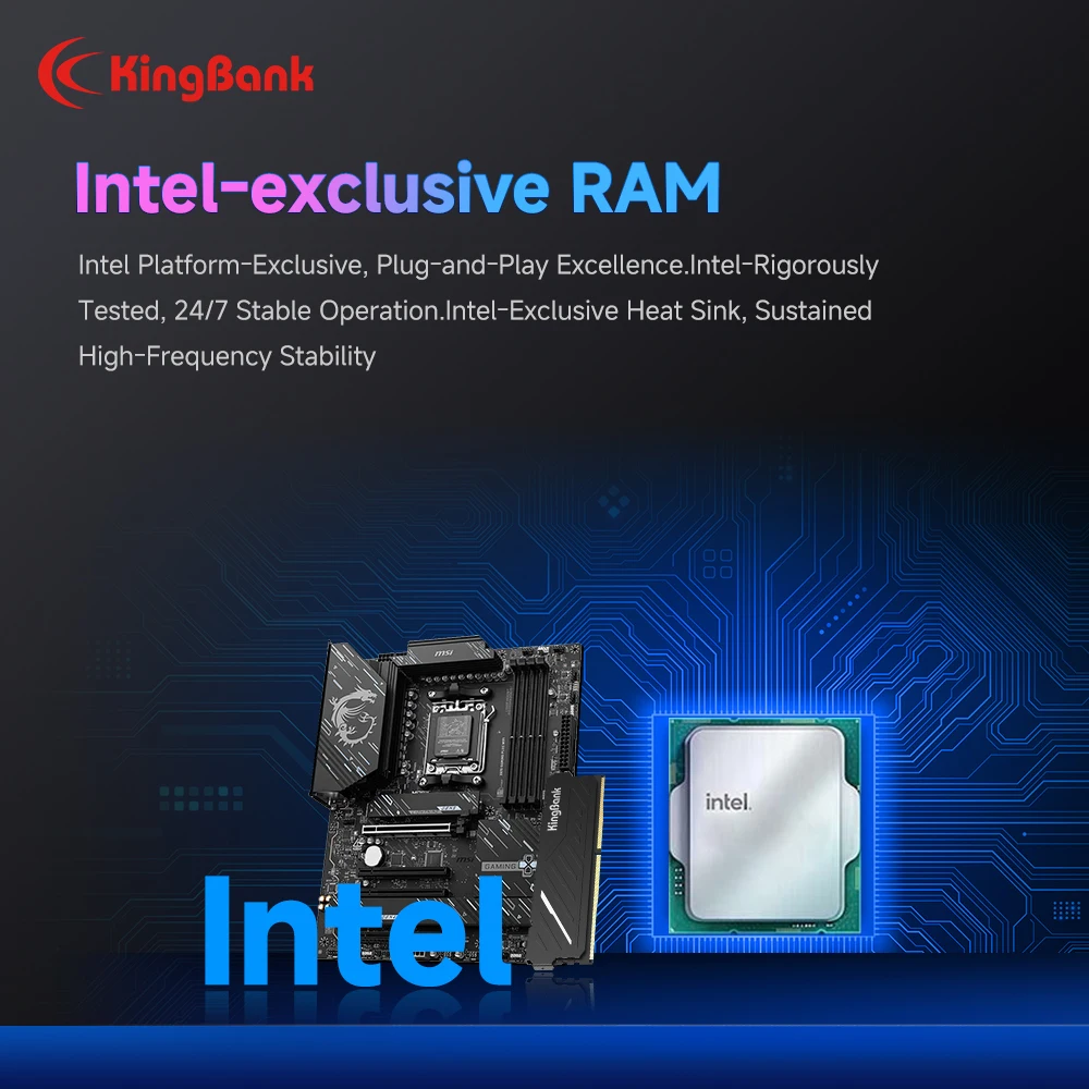KingBank KJIB DDR4 (Intel) Desktop Memory RAM 32GB (2x16GB)Set