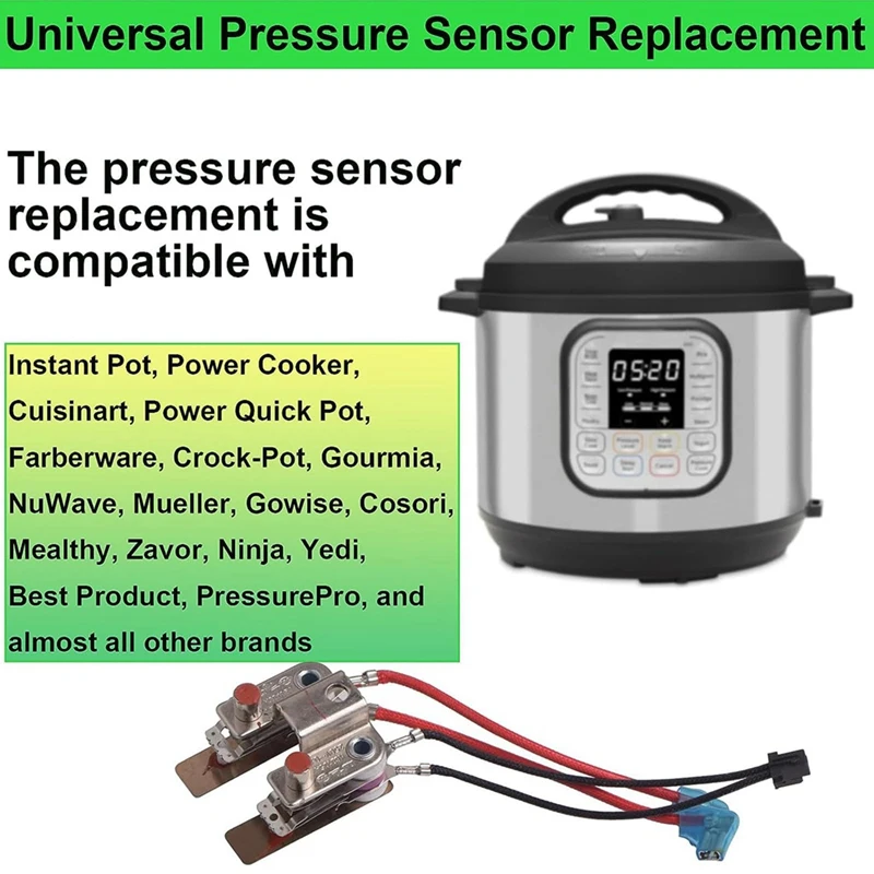 Regolatore di temperatura del sensore della pentola a pressione del sensore della pentola di riso intelligente per il sensore della pentola elettrica KSD105 KSD105A