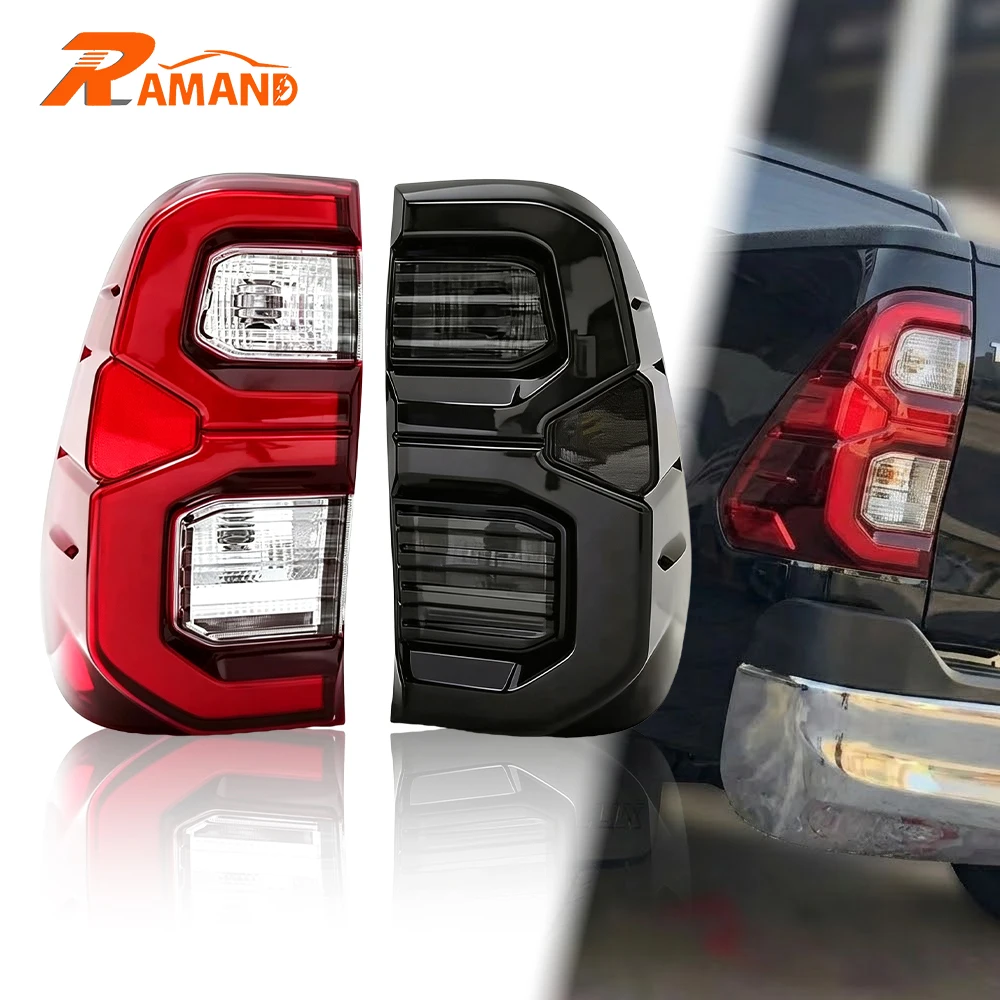 High Quality LED Tail Light for Hilux Revo Rocco 2015-2025 Dynamic Turn Signal Light Rear Lamp Assembly