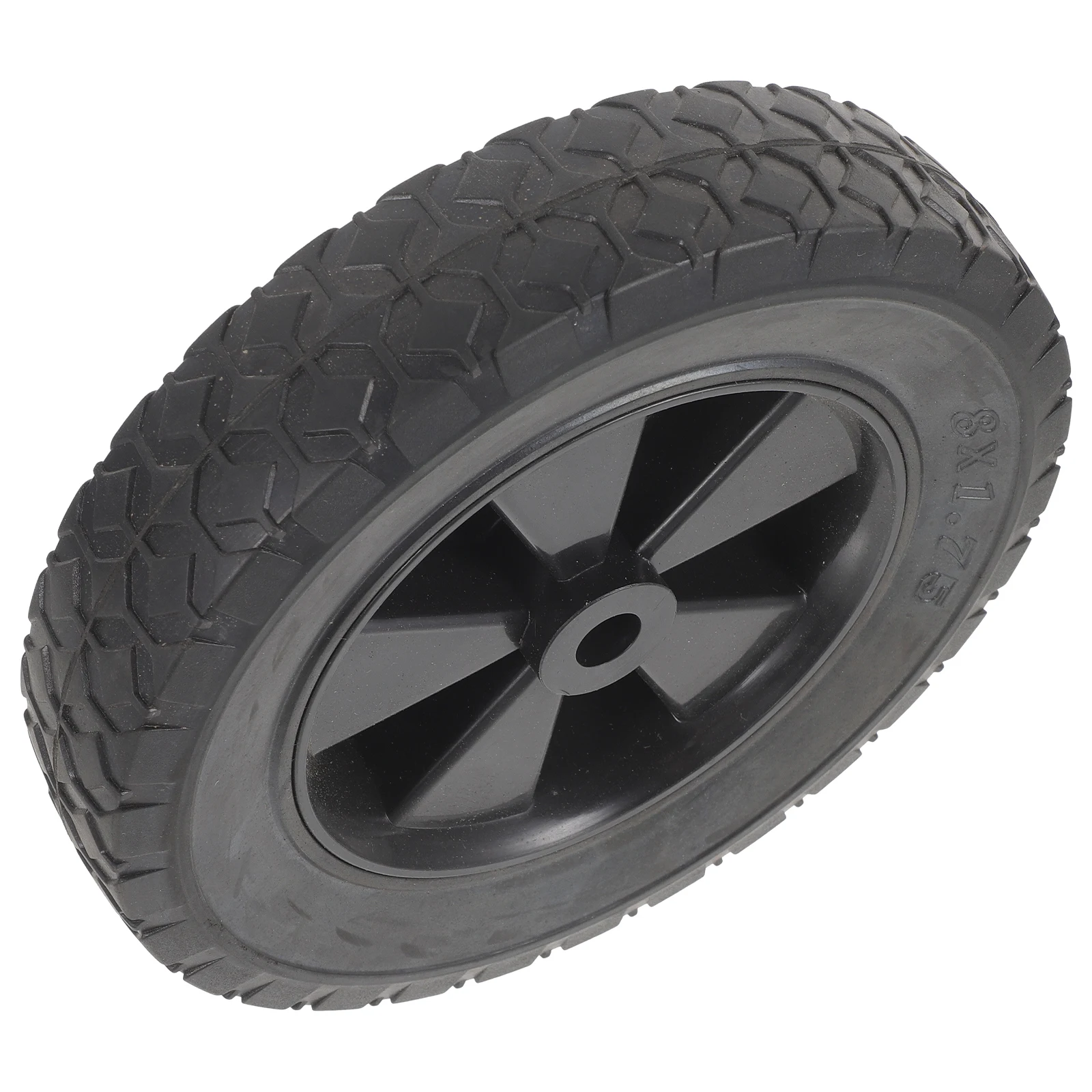 

Mower Cart Lawn Garden Replacement Durable Rubber Wheelbarrow Solid Trolley Wheel Quiet Caster For Hand Truck Wagon Flat