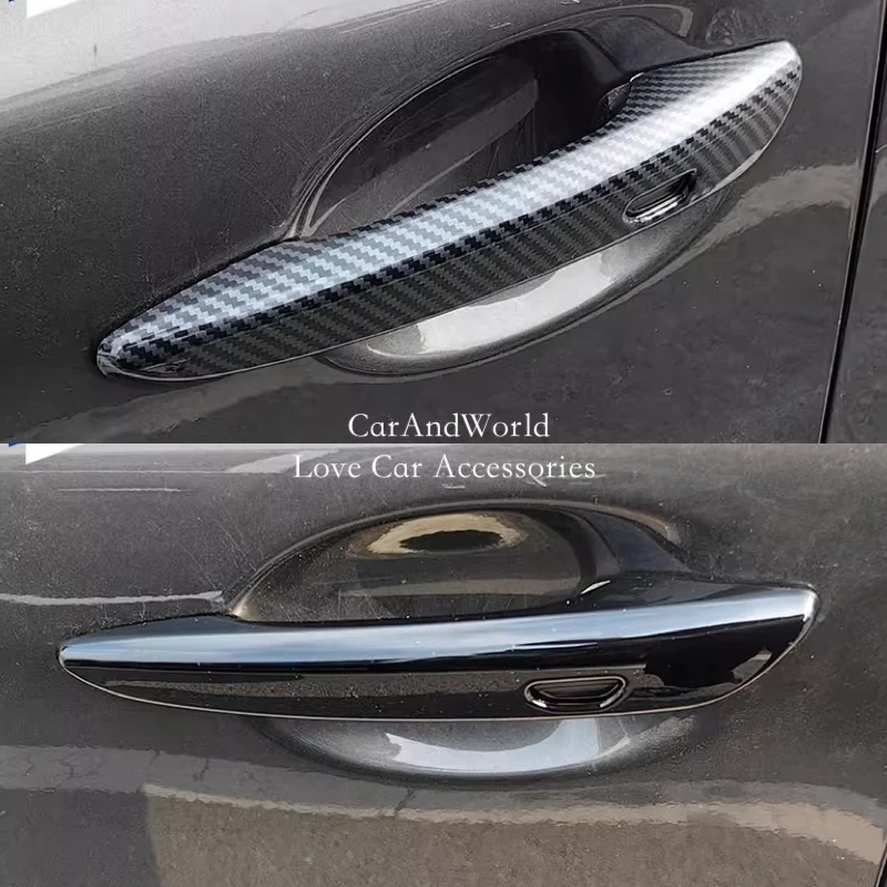 الجسم مقبض الباب السلطانية غطاء إطاري الزخارف ABS كروم الخارجي اكسسوارات السيارات لمازدا CX-30 CX30 CX-50 CX50 2021 2022-2025