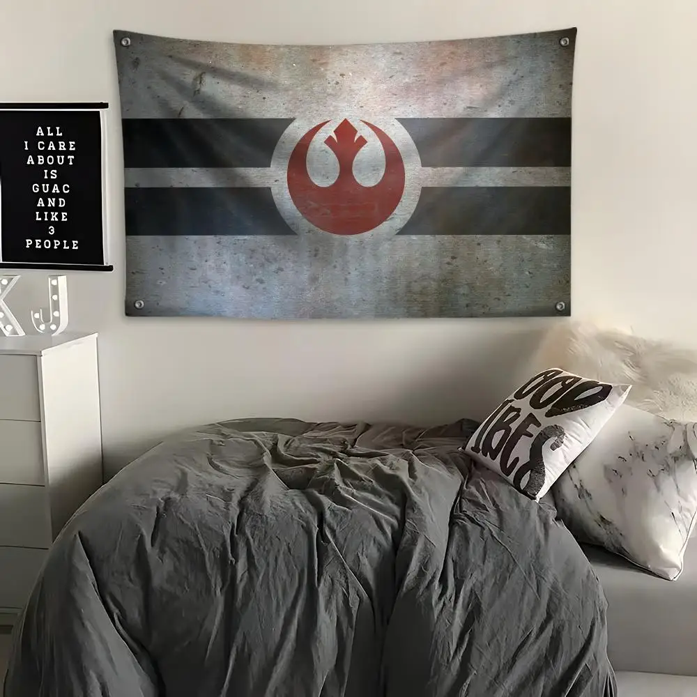 G-Galactic E-Empire Rebel Flags, individuelle Flaggen für Camping, Outdoor, Garten, Zimmer, Schlafzimmer, Dekoration, Party-Hintergründe, Wandkunst, Familiengeschenke – Detail 10