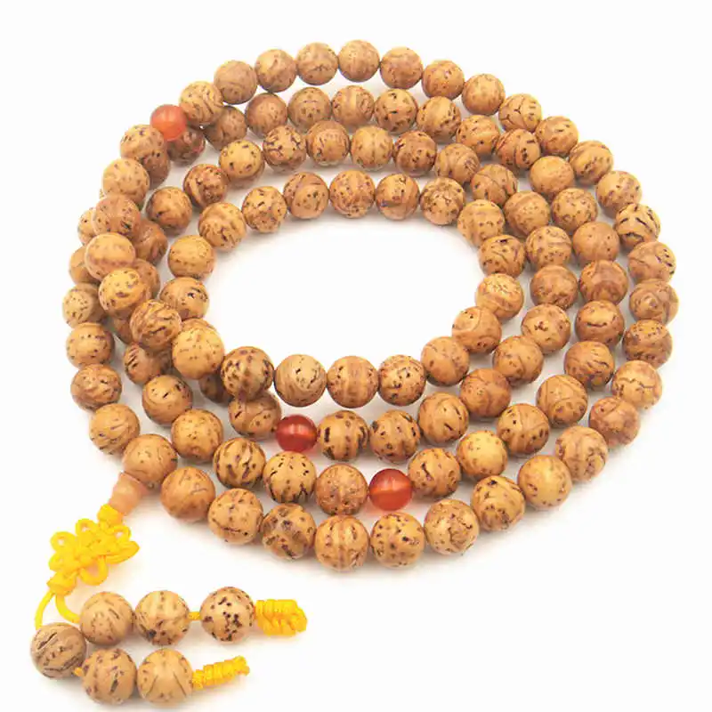 10PCS Real Nepal Bodhi Loose Beads Triangle Dragon Eye Bodhi for Prayer Malas TSB0153