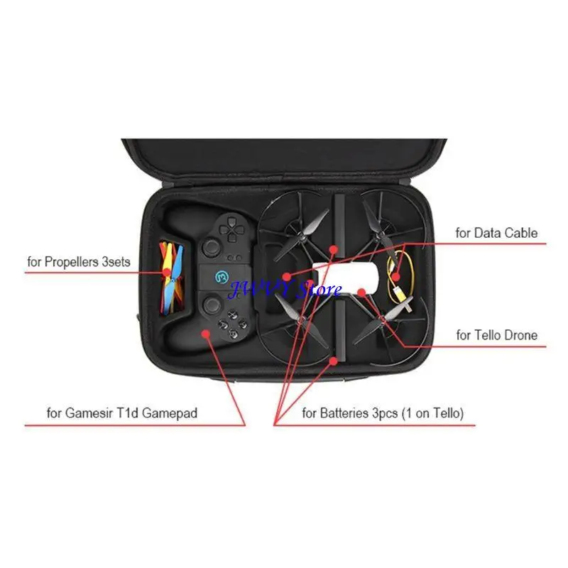 573A Protable Storage Bag Box Handbag for Case for Tello for Case Accessories