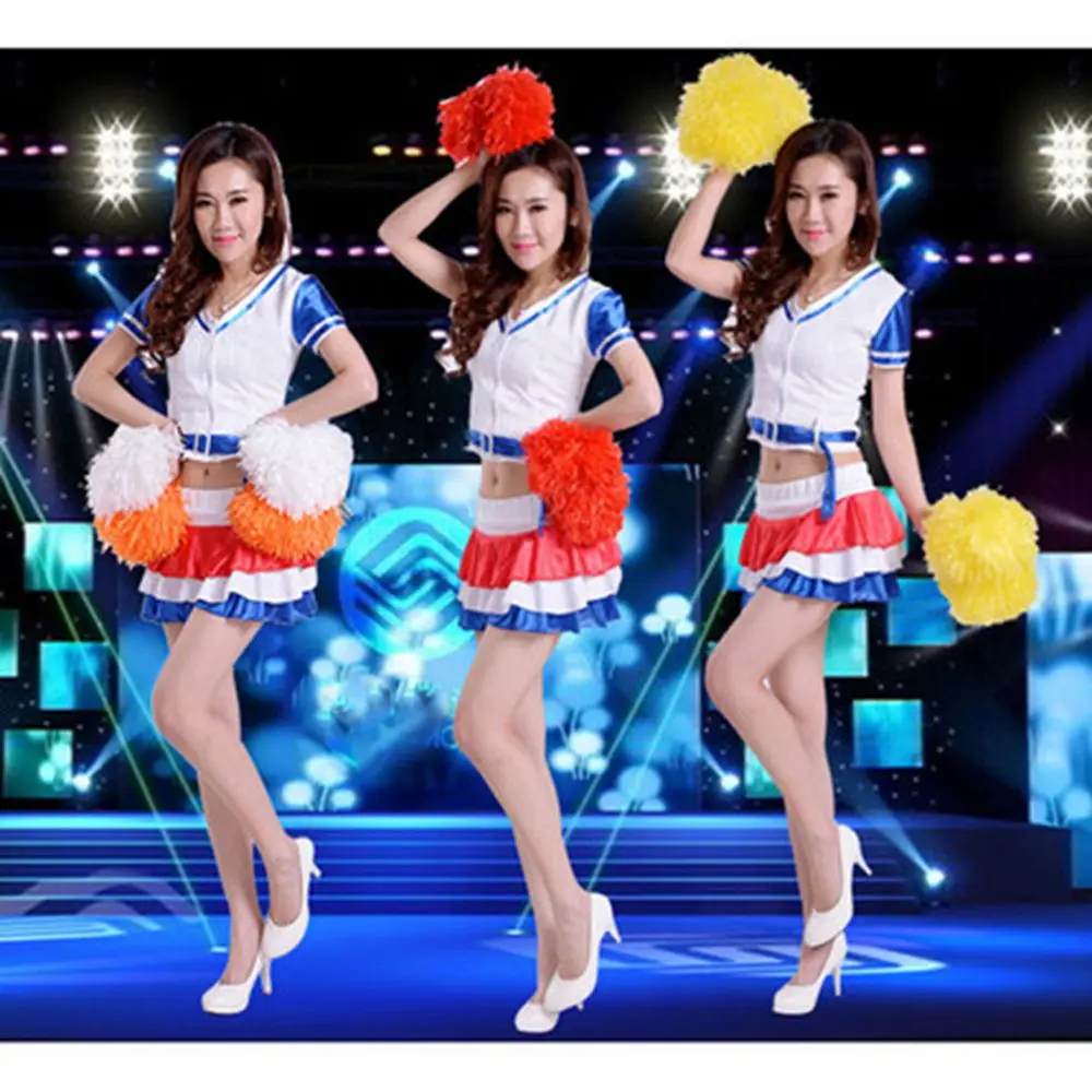 1pair 2 styles Competition Flower Fancy Cheerleading Cheering Ball Dance Party Decorator Club Sport Supplies Cheerleader pompoms