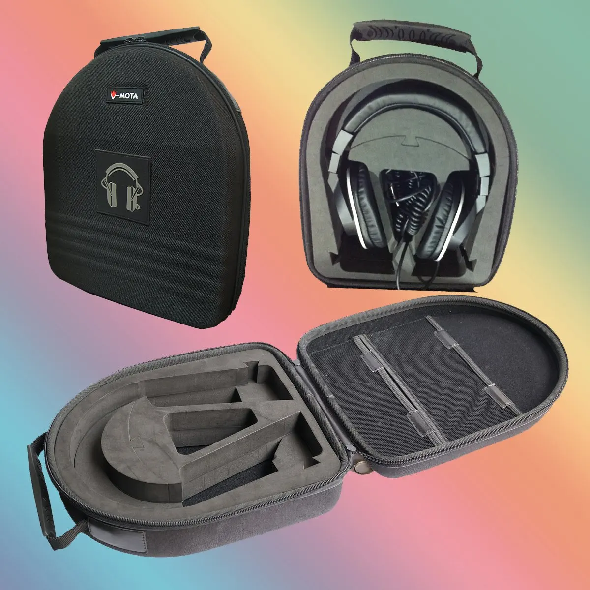 

V-MOTA TDG Headphone Suitcase Carry case boxs for AKG K545 K845bt K141mkii K142HD K141S K135 and JBL S700 E50BT V700BT Headset