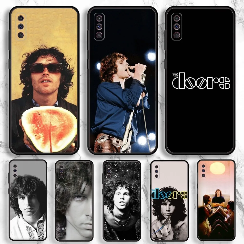 The Doors Jim Morrison Phone Case For Samsung Galaxy A13,A21s,A22,A31,A32,A52,A53,A71,A80,A91 Soft Black Phone Cover