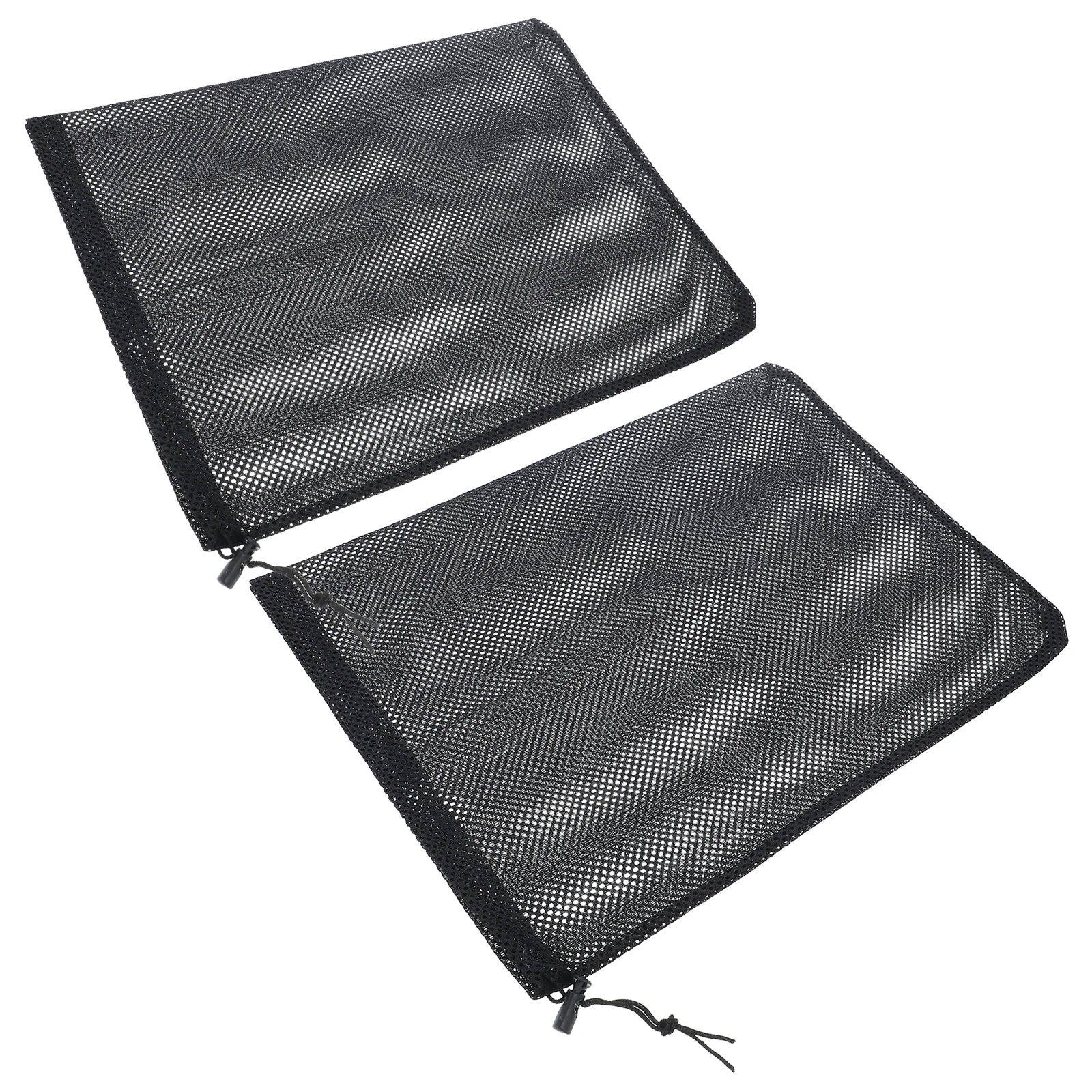 

2pcs Water Pump Filter Bag Aquarium Mesh Screen Fish Tank Volcanic Ceramic Activated Carbon Media Storage Drawstring Mouth Safe