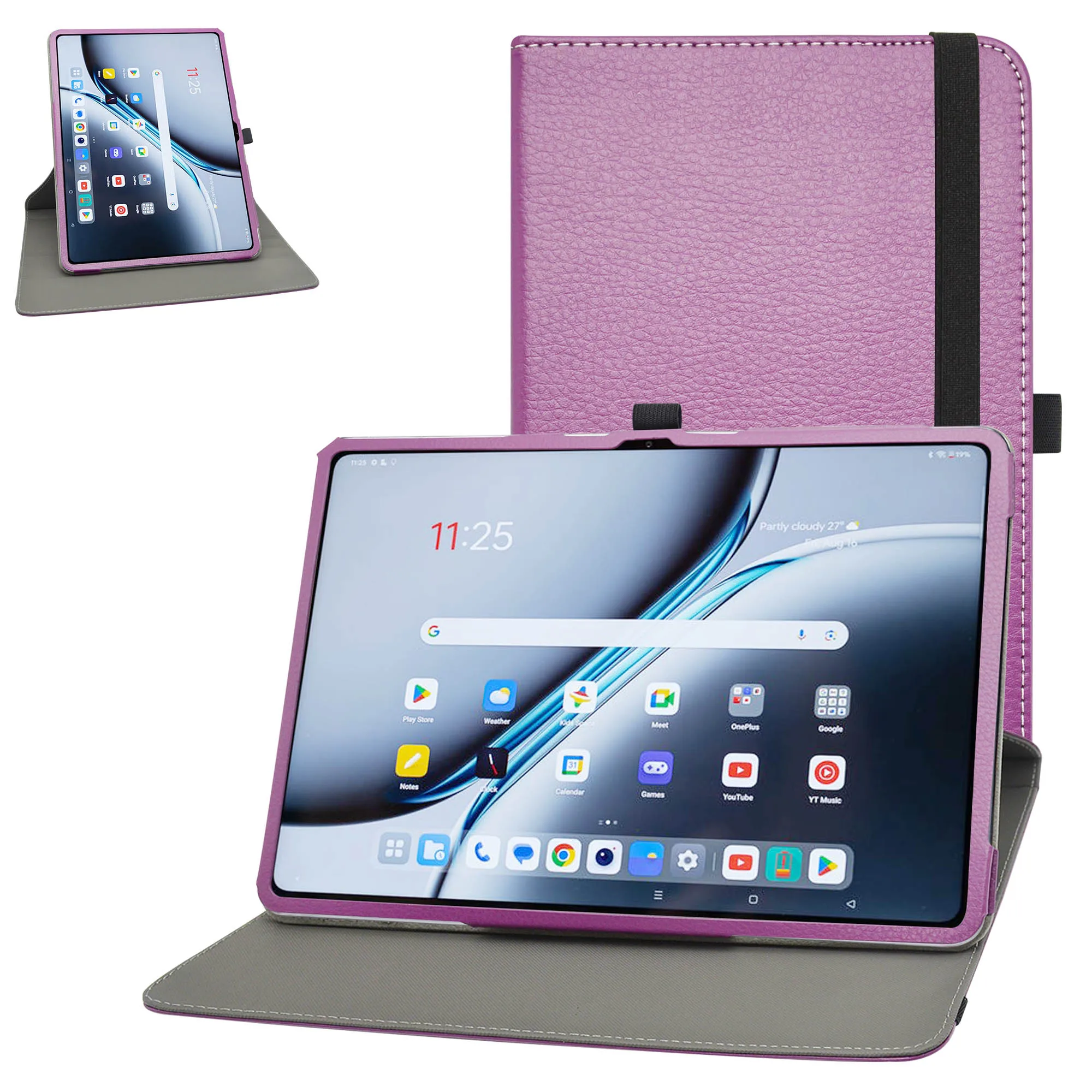 Чехол для планшета Alphawolf LPad3A/Alphawolf LPad3 11 дюймов, вращающийся на 360 градусов, из искусственной кожи.
