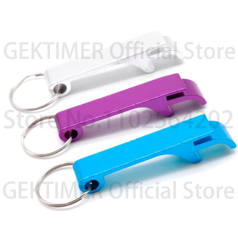 Wholesale 100/50/20Pc Personalized Logo Beer Bottle Opener Keychain Customized Name Beverage Wedding Party Favor Gifts