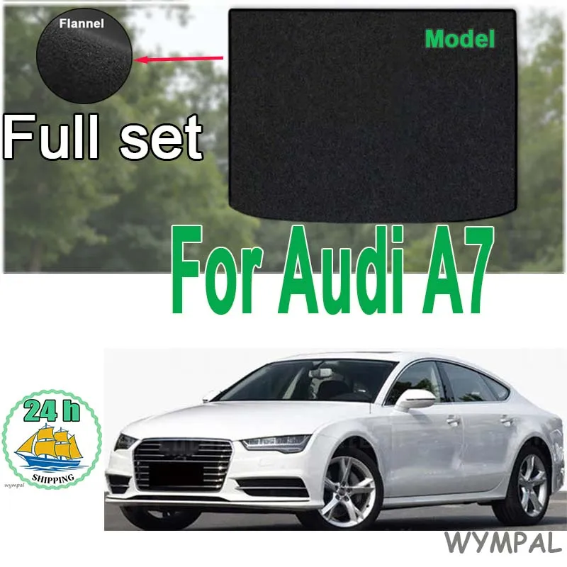 

Велюровые коврики для багажника Audi A7 Аксессуары для коврика в багажник автомобиля 2012-2018 гг.