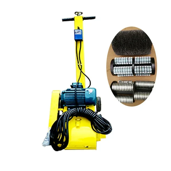 Máquina desoxidante manual para cubiertas de cabinas, equipo para desoxidar y remover pintura en estructuras de acero de grandes áreas