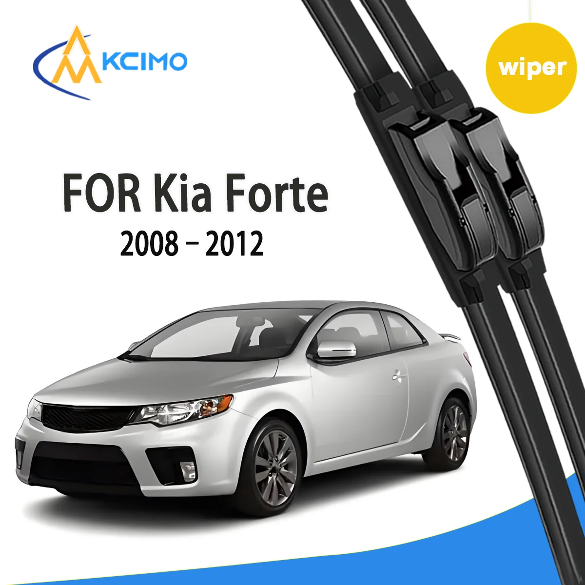 

2pcs Quality Windscreen Silent Black Car Rain Brush Suitable for Kia Forte TD 2008-2012 Kia Cerato Naza Forte Kia Shuma Kia Koup