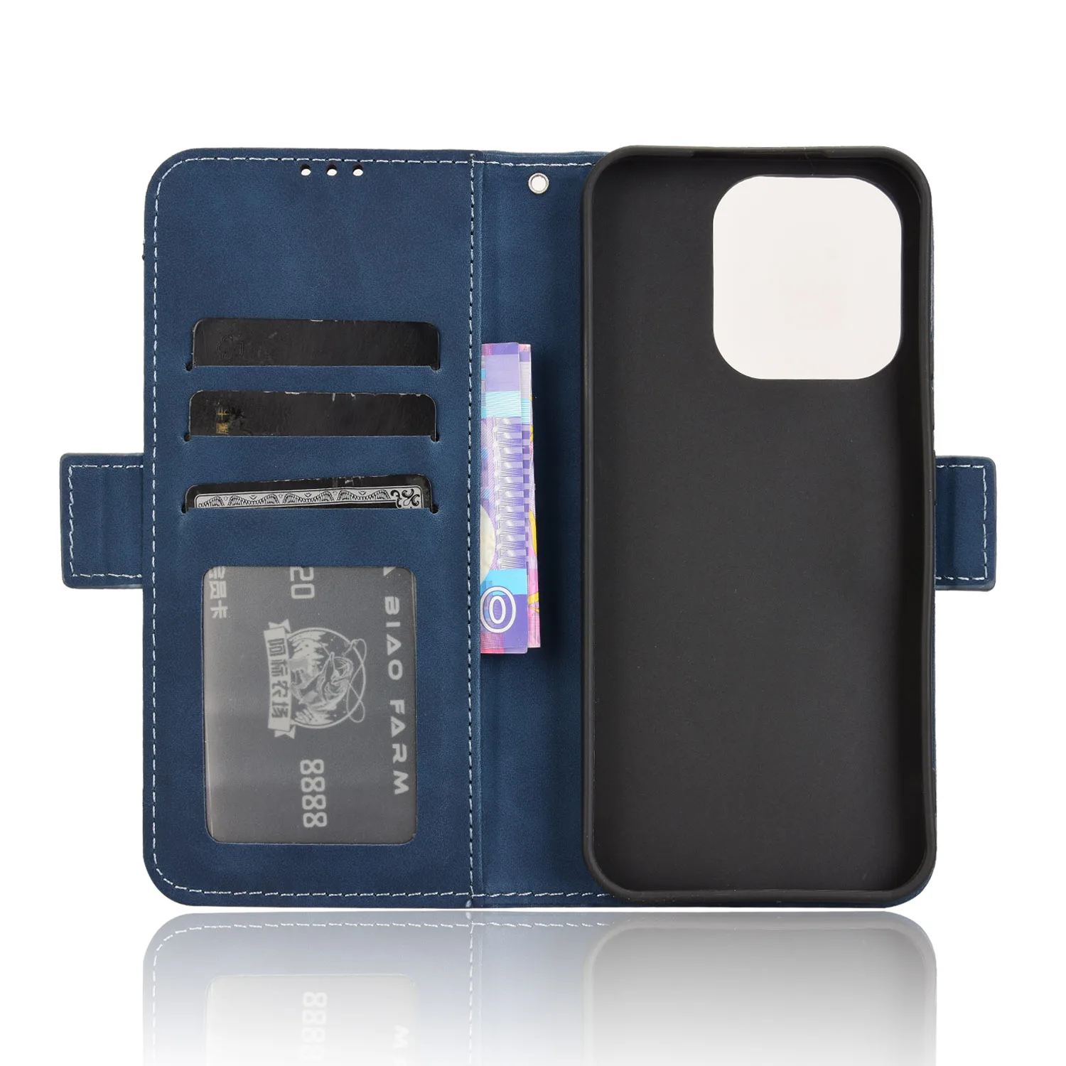 Flip Leather Cover For Honor X60i LYN-AN00 6.7 inch Separate Type Magnet Button Many Card Slot Wallet Shockproof Phone Case