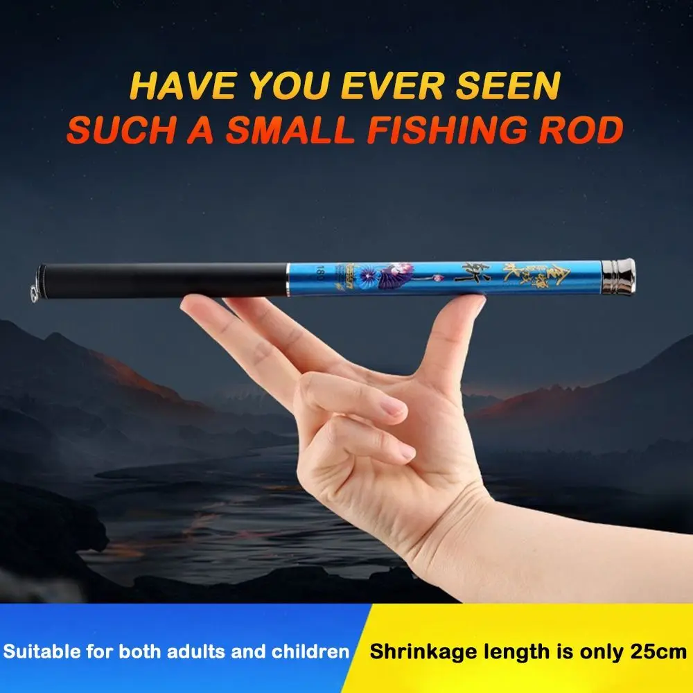 Telescopic Fishing Rod Full Kits Fishing Pole Casting Rod Fishing Rod Set Glass Fibre Spincast Fishing Reel Feeder Rod Combo