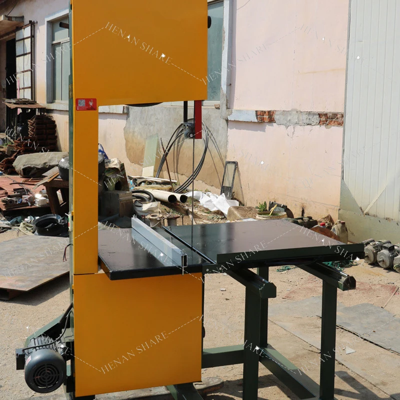 Multi Blade Rip Wood Cutting Band Saw Machine Vertical Wood Band Saw Machine