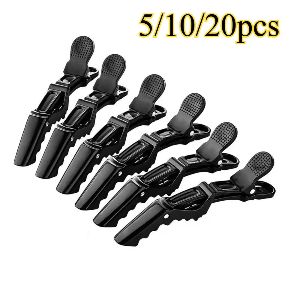 Black Pink Plastic Nonslip Alligator Hair Clip 5-30pcsDurable Hairpin Hair Clamp for Women Men, Hairdressing Styling Accessories