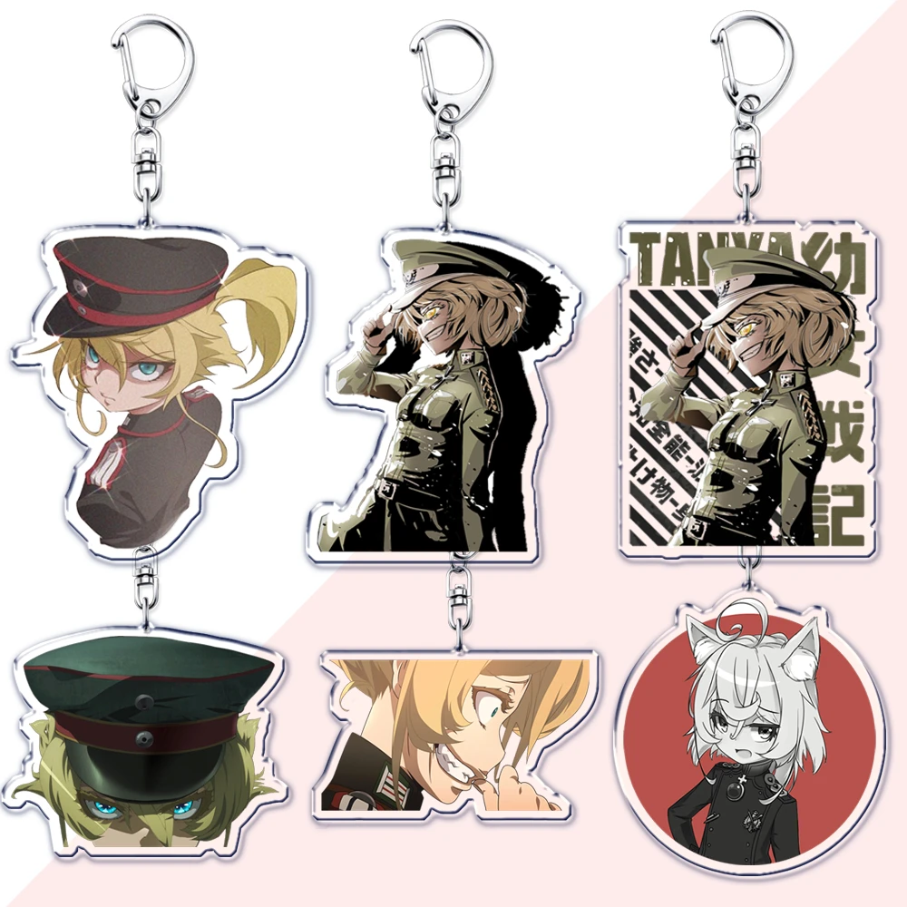 Popular Anime Keychains for Accessories Bag Key Chain Ring Fans Gifts Friends Animation Fans Keyrings