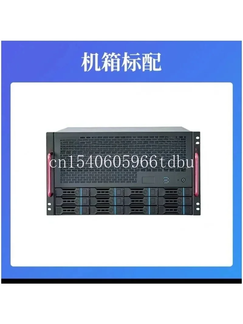 Power Supply 8 Full Height Slots Enterprise Home AIO Server 12 Bay NAS Chassis ATX Motherboard
