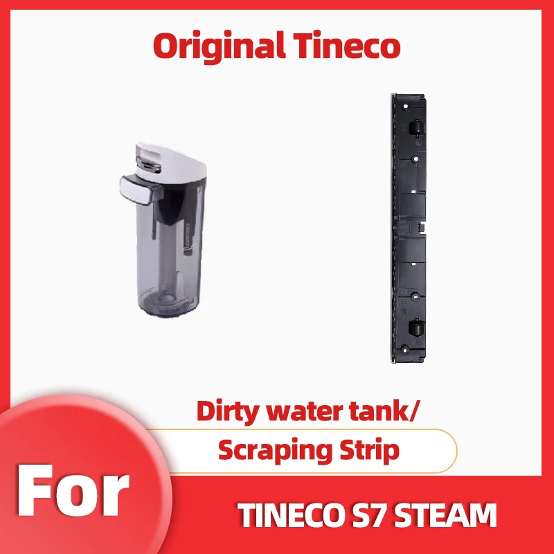 Original Accessories For Tineco FLOOR ONE S7 STEAM Wet Dry Water Tank Scraping Strip Holder Vacuum Cleaner Parts