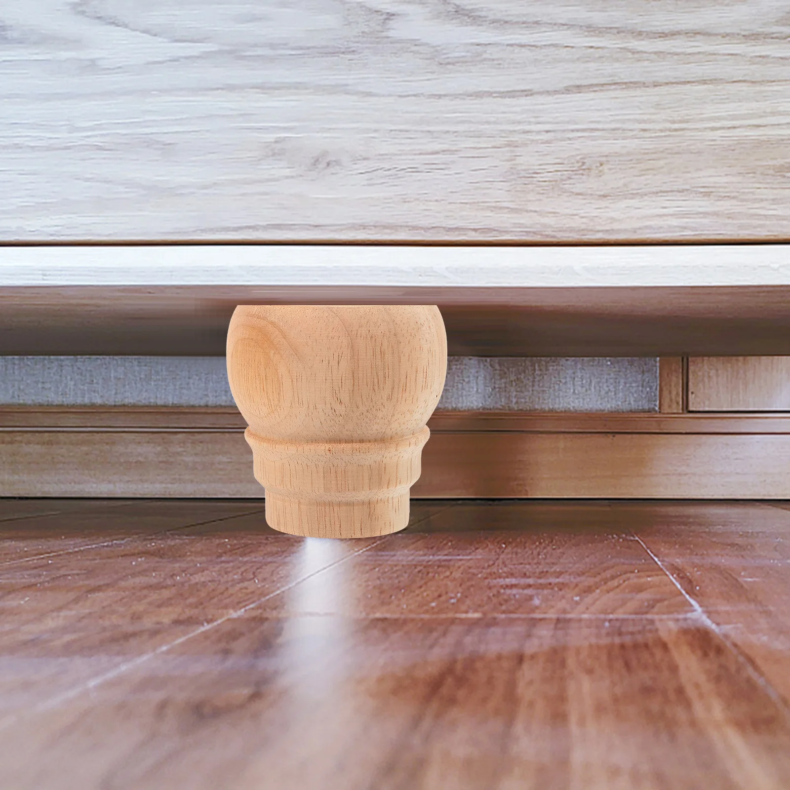 

Solid Wood Furniture Legs Unfinished Natural Wooden Feet For Sofa Table Cabinet Bed Durable Sturdy Load-Bearing Easy