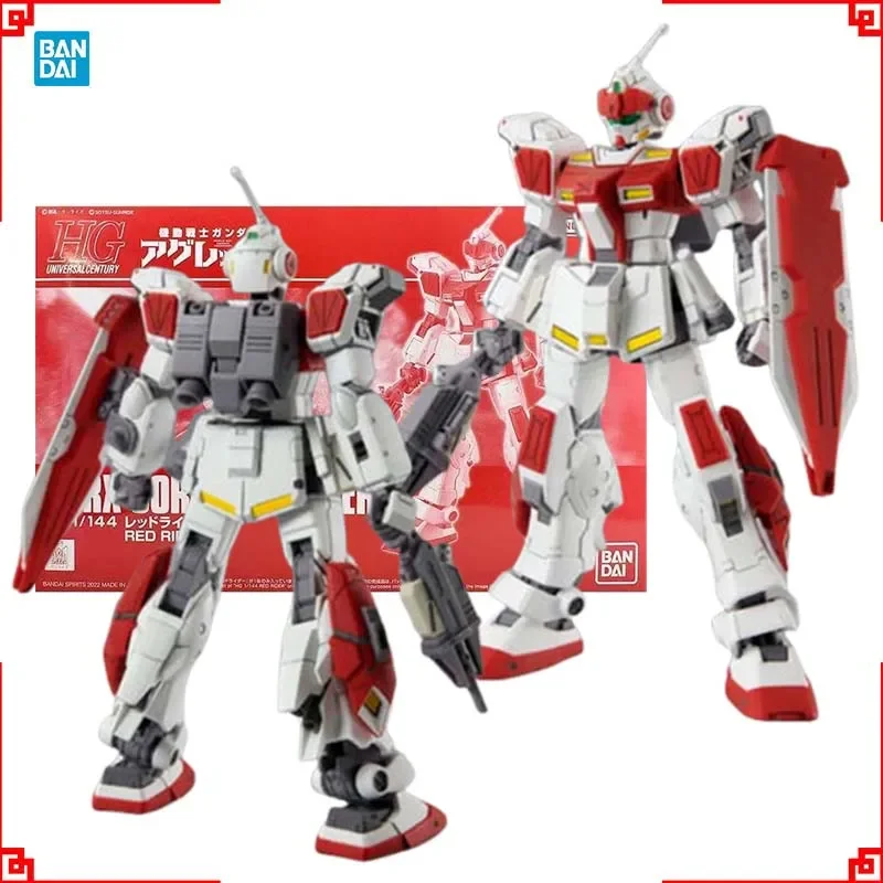 Bandai Gundam Modellbausatz HGUC PB Red Rider Actionfigur Gunpla Bausatz Gundam Sammlerstücke Anime Figuren Spielzeug für Jungen Geschenk