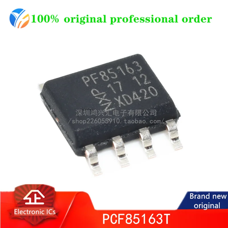 (5PCS)100% original PCF85163T/1 PF85163 SMD SOIC-8 real-time clock chip