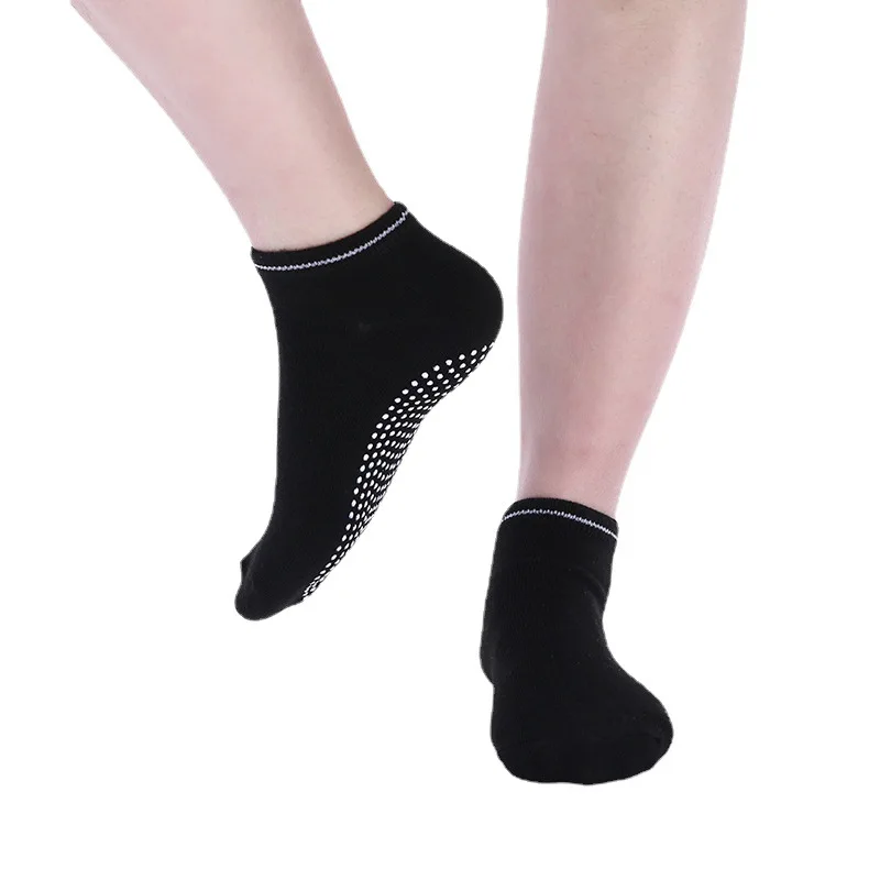 Breathable Cotton Candy Colored Silicone Non Slip Yoga Socks for Women Pilates Dance and Fitness Training Indoor Socks