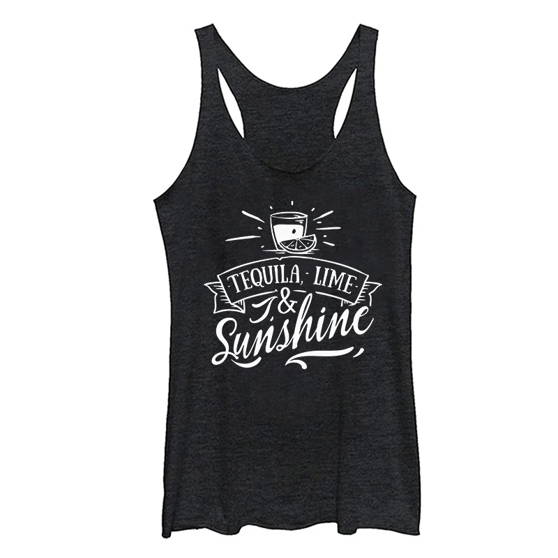 

Tequila Tops Sunshine Tank Top Women Summer Tank Top Beach Life Shirt Casual Sexy Top Tops Women Cute Top S