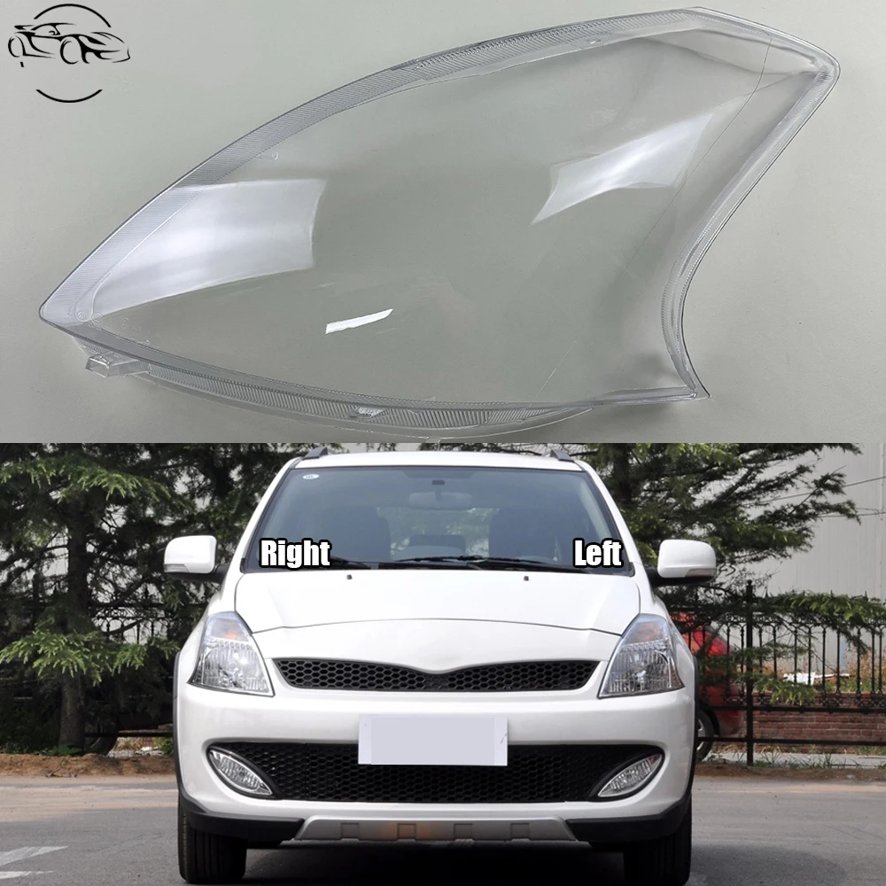 For Great Wall Florid Cross Headlamp Transparent Cover Lampcover Headlight Shell Lens Replace Original Lampshade Plexiglass