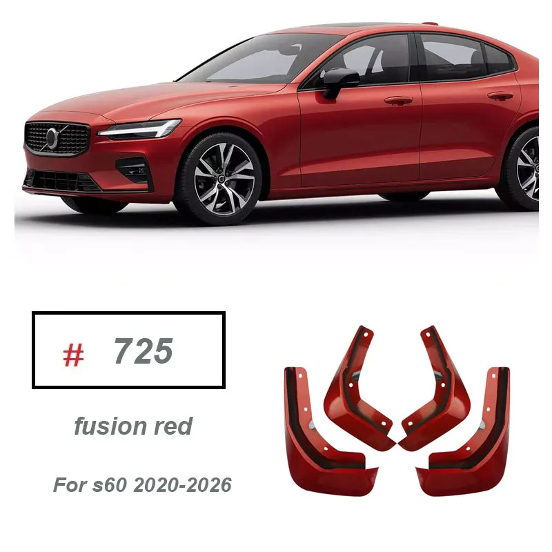 

Car Mud Flaps blue for volvo s60 mudguard 2020-2025 models Mudguard Splash Guards Fender Mudflaps