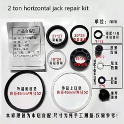 1set di raccordi idraulici orizzontali da 2 tonnellate da 2.5 tonnellate. Kit di riparazione Jack