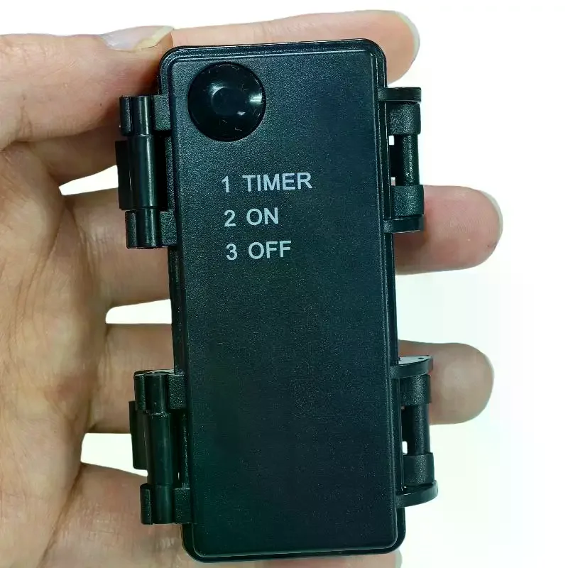 1Pcs 2 Sections AA Battery Holder 3V No.5 Waterproof And Dustproof Battery Cartridge With Timing Function