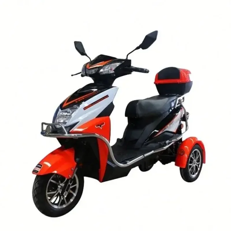 

Hot Sale Fashionable Three Wheels Scooter Electric Tricycle with 2 Seats Cheaper Mobility Electric Scooters