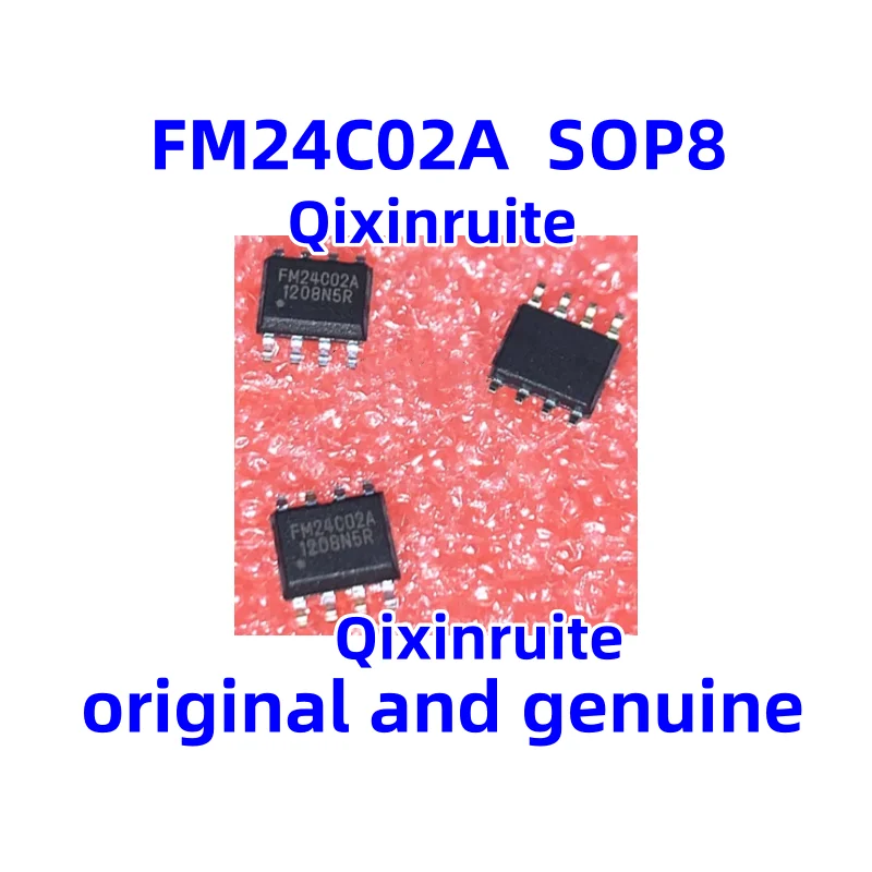 Qixinruite New original FM24C02A SMT SOP-8 bus interface serial EEPROM memory chip IC