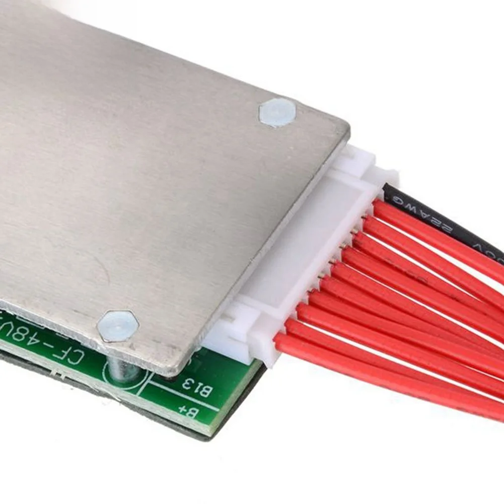 10S 36V-42V 15A Lithium Ion Battery Protection Circuit Board for E For Scooter with Heat Dissipation 60x33x10mm