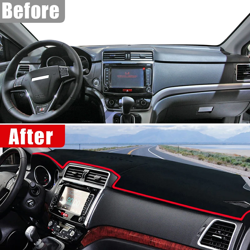 Car Dashboard Mat For Haval H6 Sport 2013 2014 2015 2016 2017 Sun Shade Pad Non-Slip Heat Insulation Glare Reducer Accessory