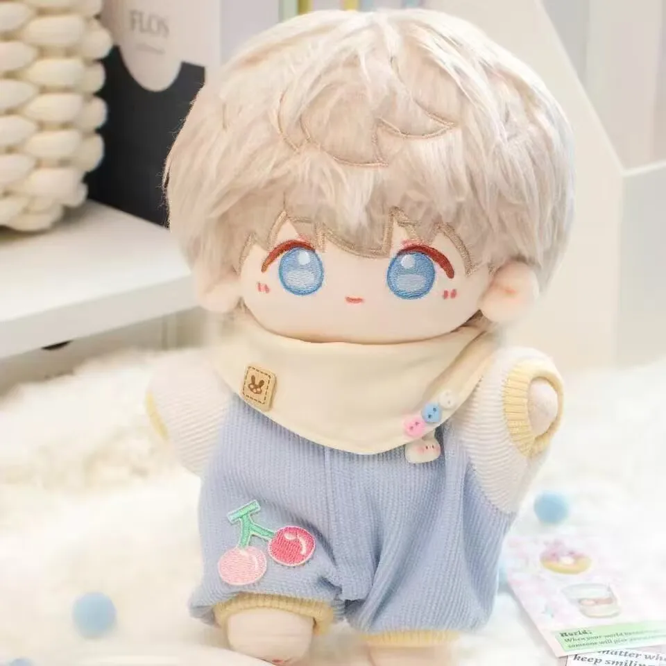 A 20CM cotton set of doll clothes for dolls, cute and changeable outfits