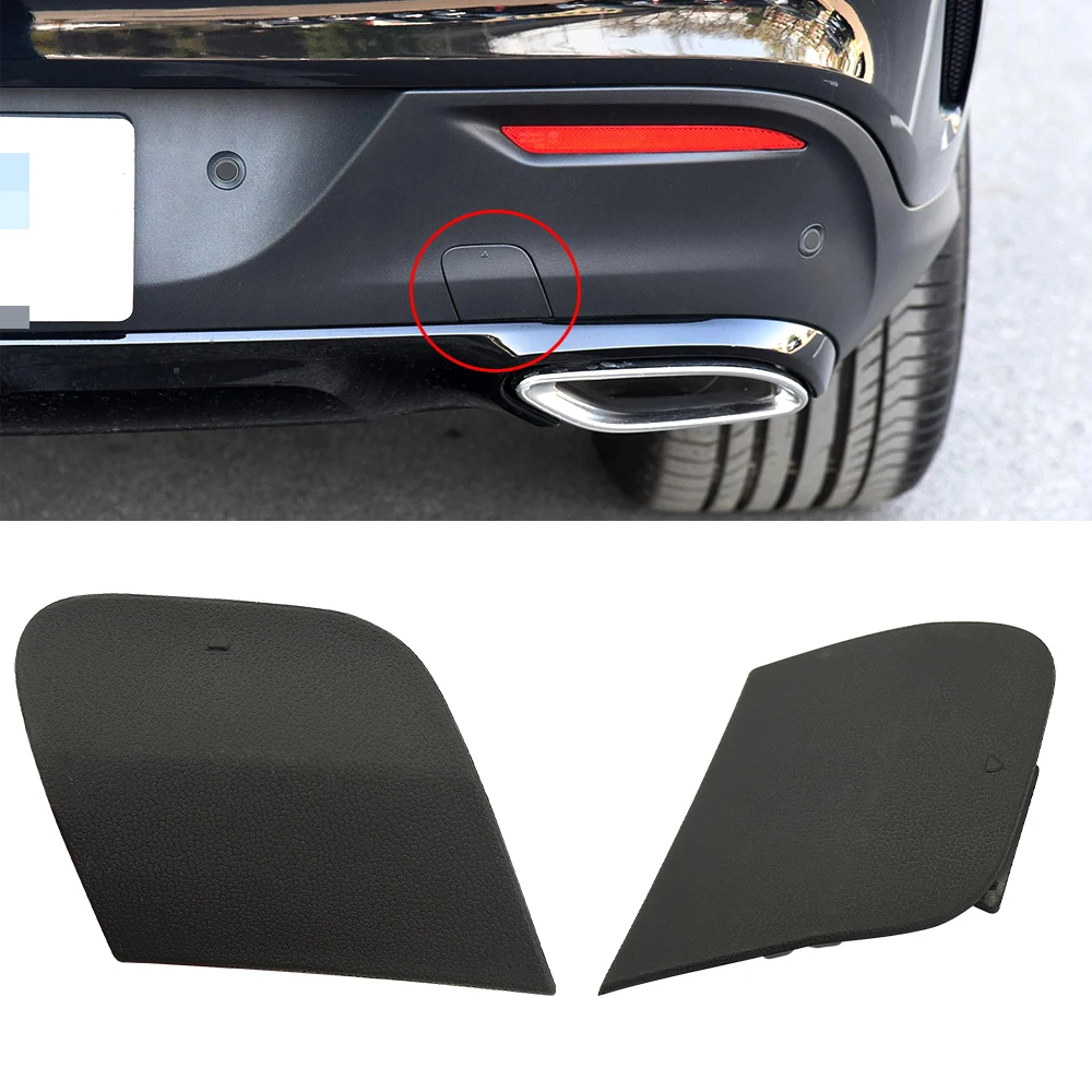 For Mercedes W292 Black Car Rear Tow Cover Bumper Tow Eye Cap Cover For Benz GLE 320 350 400 450 Coupe 2928854422