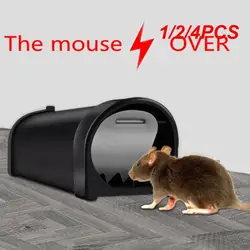 1/2/4PCS Reusable Smart Mouse Trap Mousetrap Catching Mice Rat Killer Rodent Catcher Pest Control Mousetrap Live Mouse Trap