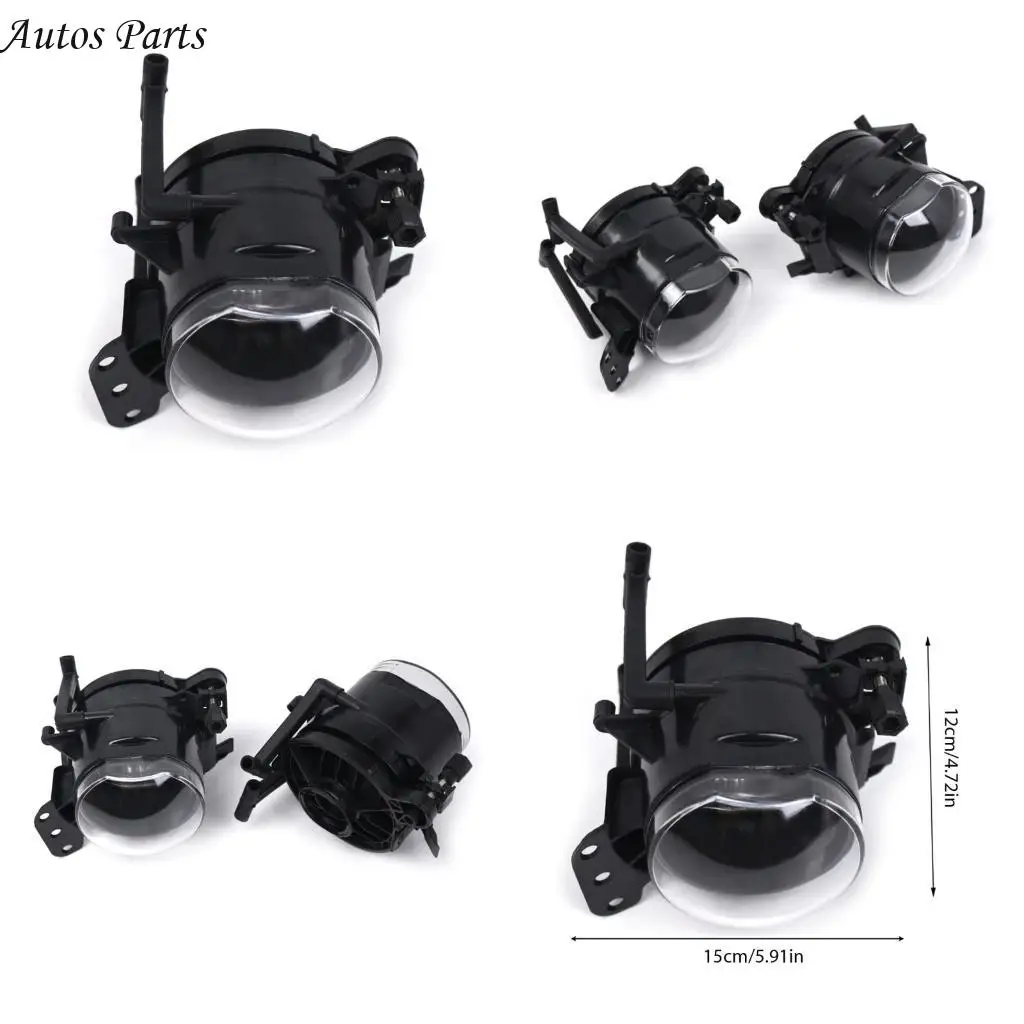 

57BA Left/Right Fog Lamp Case Foglights Case Without Bulbs 63177897187 Car Fog Light Housing for E60 04-1