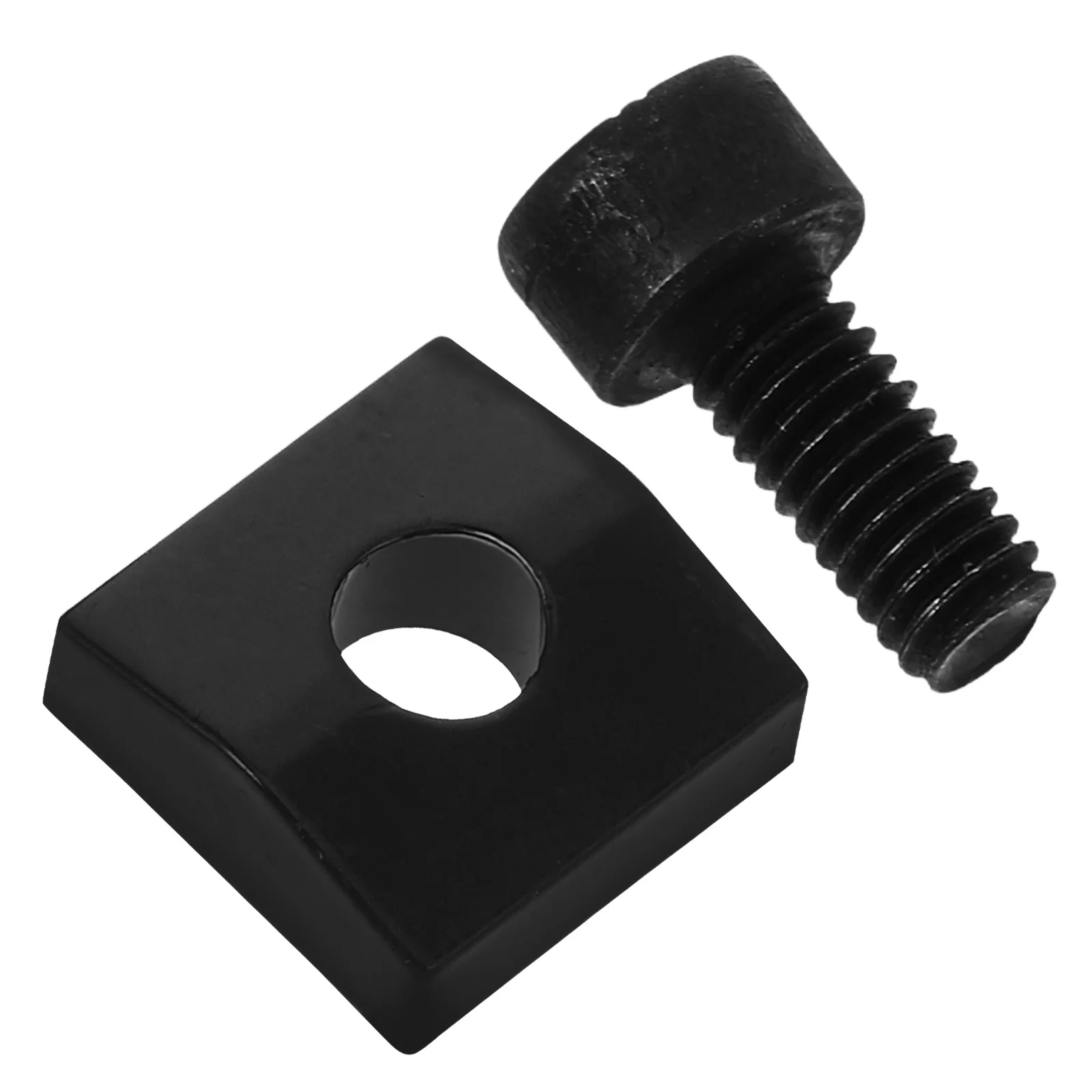 

1 Set Zinc Alloy String Retainer Press Block With Screws For Electric Guitar Durable Locking Nut Compatible With Most High-End
