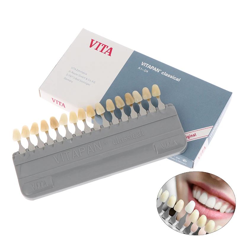 16 لونًا من منتجات تبييض الأسنان، منتجات تبييض الأسنان، دليل نموذج الأسنان، لوحة ملونة، مقياس ألوان الأسنان #4